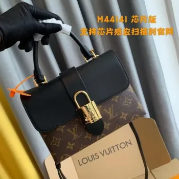 LV M44141 Louis Vuitton Locky BB Monogram Černá M44654 Taška