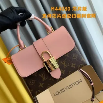 LV M44080 Louis Vuitton Locky BB Monogram Růžová M44654 Taška