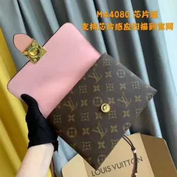 LV M44080 Louis Vuitton Locky BB Monogram Růžová M44654 Taška
