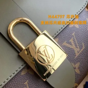 LV M44080 Louis Vuitton Locky BB Monogram Zelená M44654 Taška
