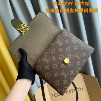 LV M44080 Louis Vuitton Locky BB Monogram Zelená M44654 Taška