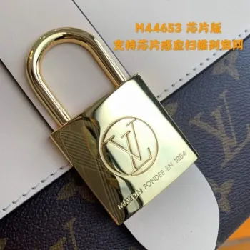 LV M44080 Louis Vuitton Locky BB Monogram Béžová M44654 Taška