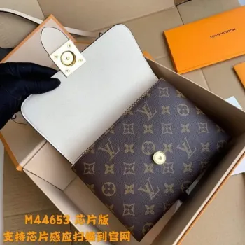 LV M44080 Louis Vuitton Locky BB Monogram Béžová M44654 Taška