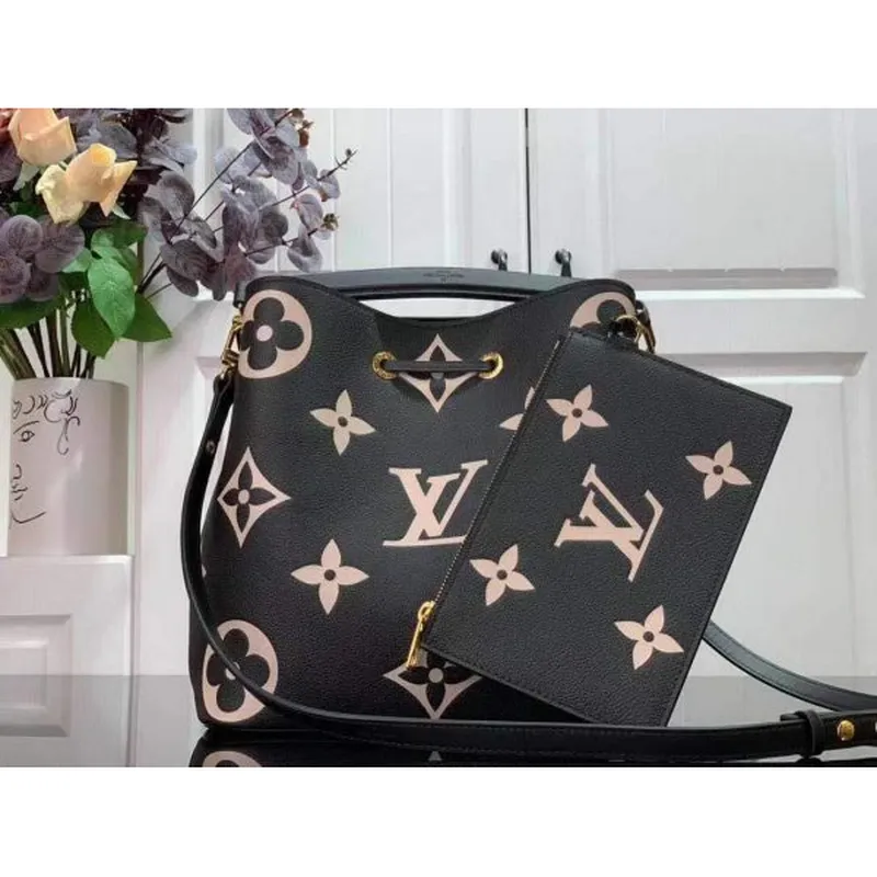 LV M44022 Louis Vuitton M45497 NéONOé Kabelka přes rameno Černá