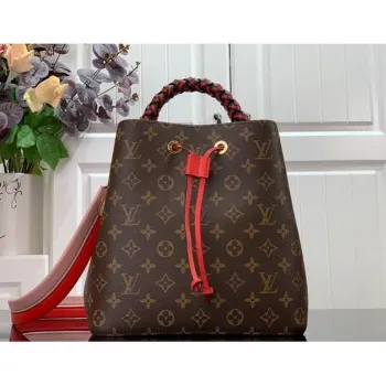 LV M44021 Louis Vuitton M44022 NéONOé Kabelka přes rameno Červená
