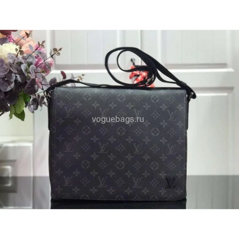 LV M44001 Louis Vuitton District MM Monogram Eclipse Canvas M44000 Taška