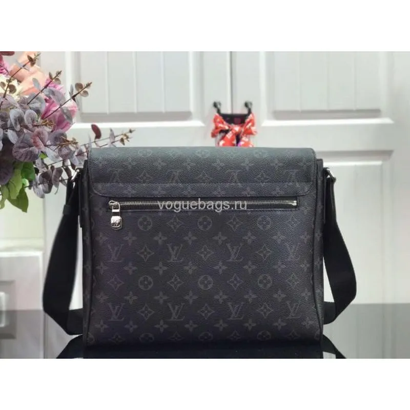 LV M44001 Louis Vuitton District MM Monogram Eclipse Canvas M44000 Taška