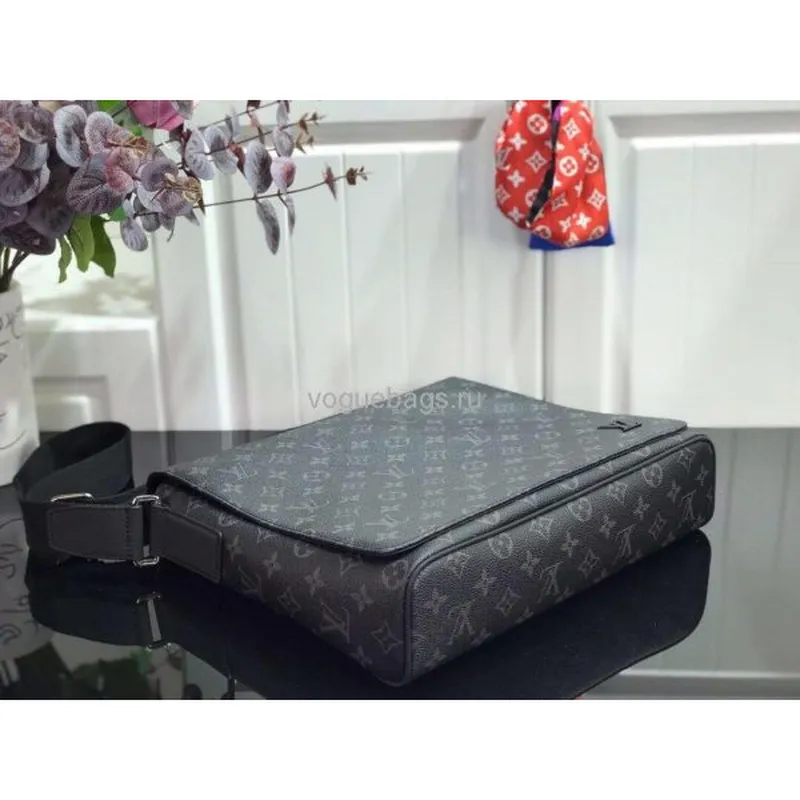 LV M44001 Louis Vuitton District MM Monogram Eclipse Canvas M44000 Taška