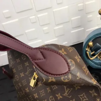 LV M43546 Louis Vuitton M43630 Lockme Hobo Monogram Taška M43769 Vínově červená