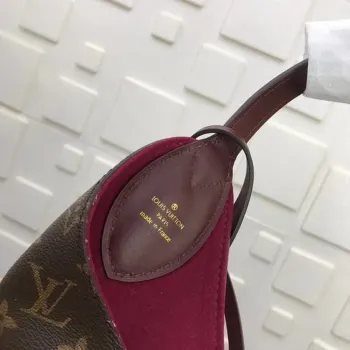 LV M43546 Louis Vuitton M43630 Lockme Hobo Monogram Taška M43769 Vínově červená