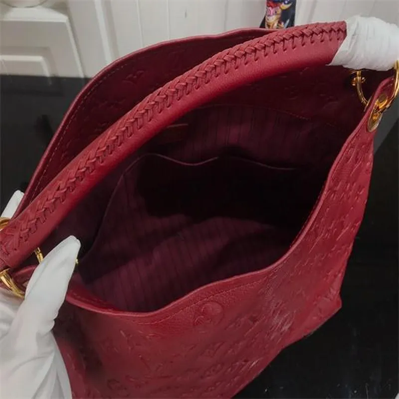 LV M43237 Louis Vuitton Artsy MM M43876 Taška Monogram Červená