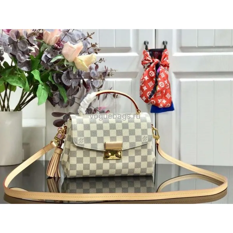 LV M41581 Louis Vuitton Croisette Damier Azur N53000 Taška