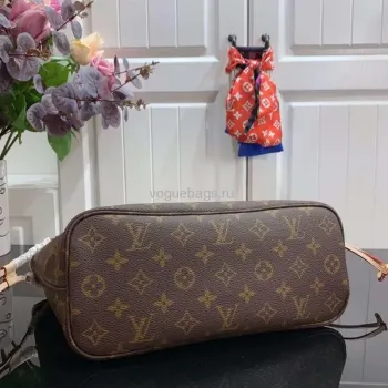 LV M41245 Louis Vuitton Neverfull PM Monogram N41362 Taška Béžová