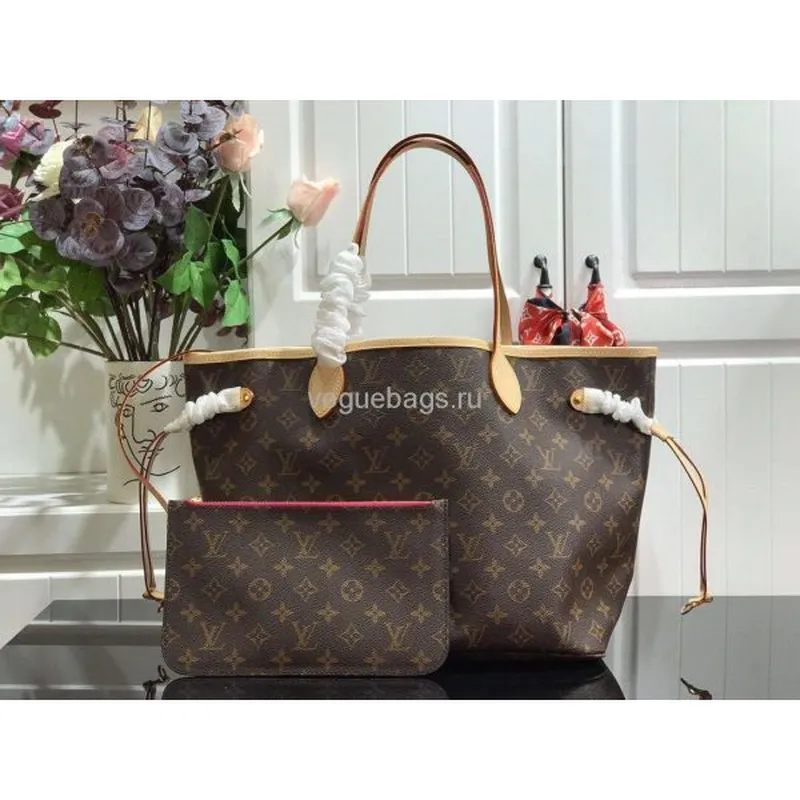 LV M41178 Louis Vuitton Neverfull MM Monogram M41177 Taška Pulm
