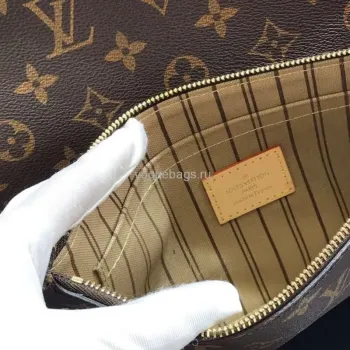 LV M40995 Louis Vuitton Neverfull MM Monogram M41178 Taška Béžová