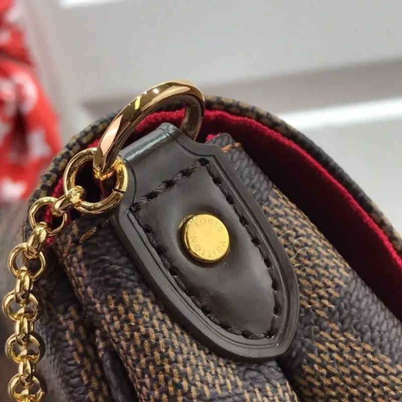 LV M40718 Louis Vuitton Favorite Mm M40717 Kabelka Damier Ebene Canvas