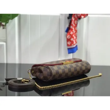 LV M40717 Louis Vuitton Favorite Pm M40718 Kabelka Damier Ebene Canvas
