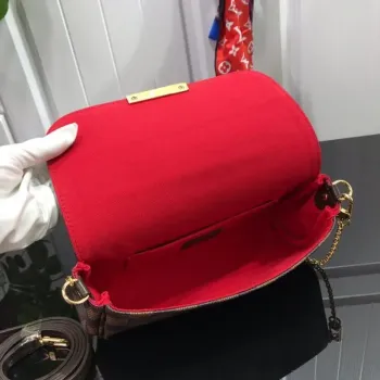 LV M40717 Louis Vuitton Favorite Pm M40718 Kabelka Damier Ebene Canvas