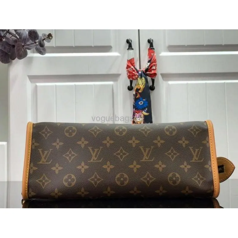 LV M40009 Louis Vuitton Středověká série Zlatý míč Trojúhelníková monogramová taška