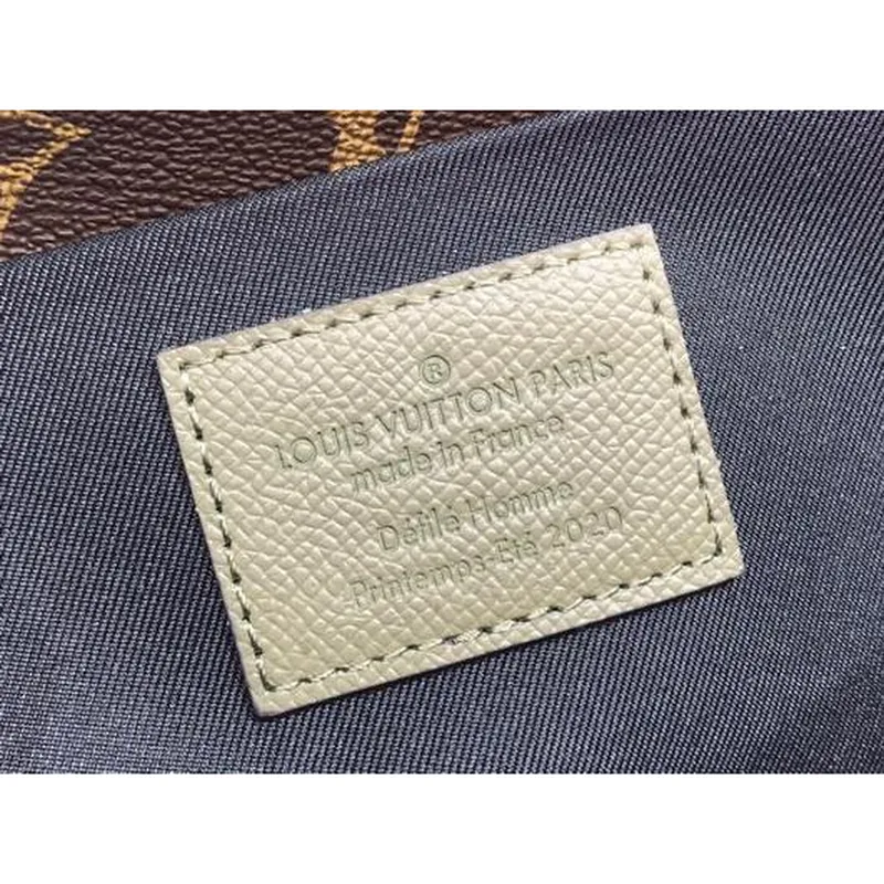 LV M30583 Louis Vuitton Pochette Voyage Steamer Bag Zelená