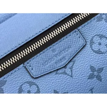 LV M30242 Louis Vuitton Outdoor Messenger Taiga Kůže Modrá