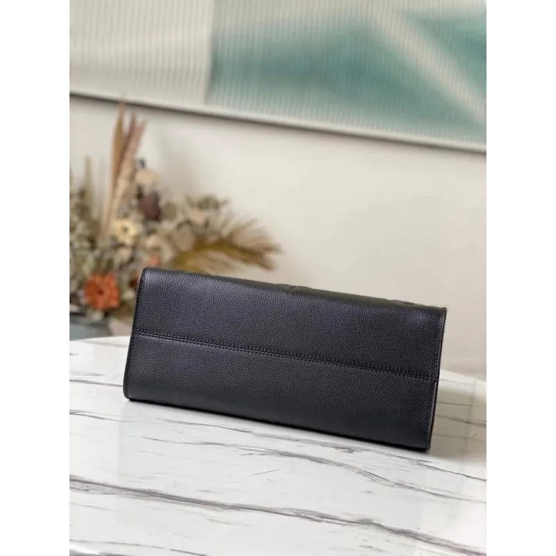 Louis Vuitton M58522 LV M58521 OnTheGo MM Monogram Empreinte Tote Bag Černá