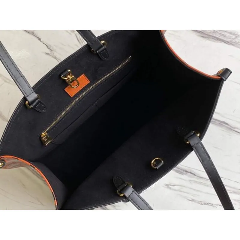 Louis Vuitton M58522 LV M58521 OnTheGo MM Monogram Empreinte Tote Bag Černá