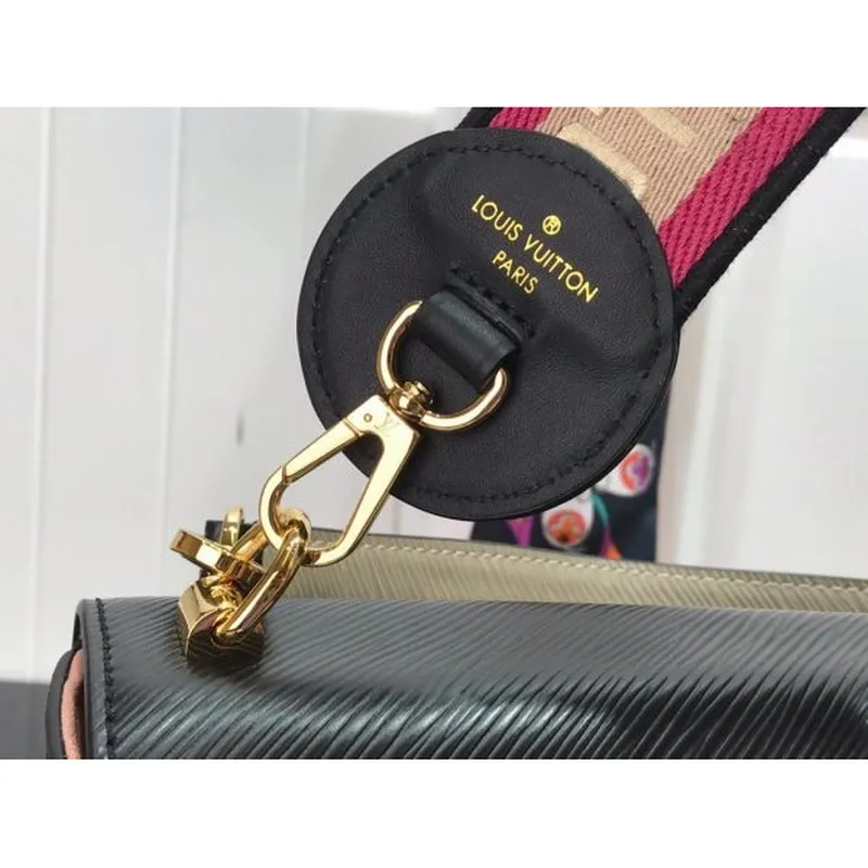 Louis Vuitton M56780 LV Crafty Twist MM Kabelka přes rameno M50280 Epi Černá