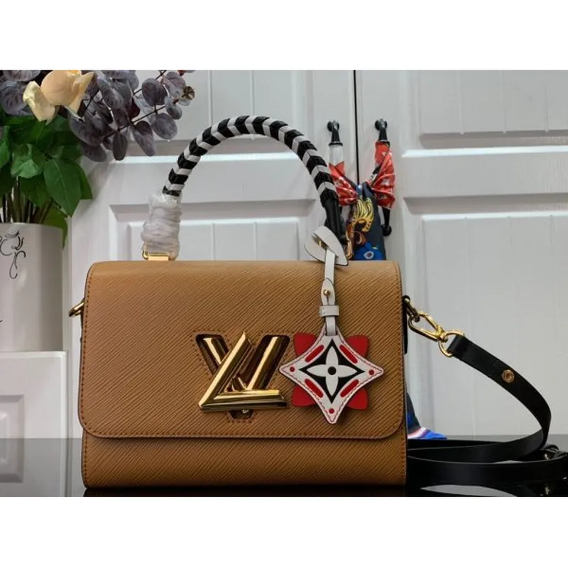 Louis Vuitton M56780 LV Crafty Twist MM Taška M56779 Epi Hnědá