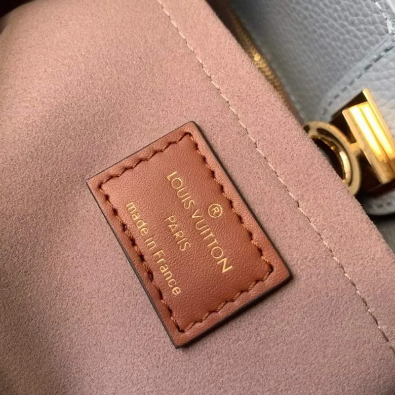 Louis Vuitton M55302 LV M53823 na mé straně MM M53825 Vysoce kvalitní kožená taška jezero modrá