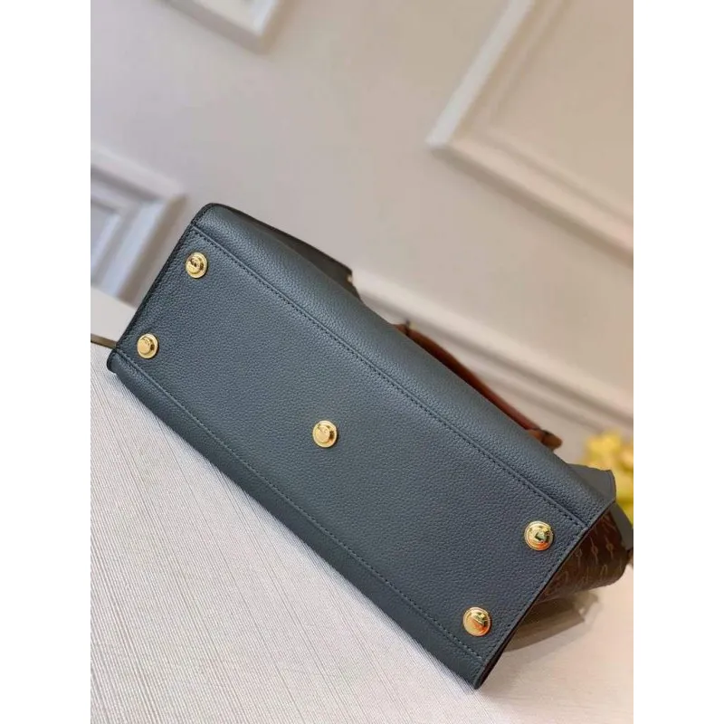 Louis Vuitton M55302 LV M53823 na mé straně MM M53825 Vysoce kvalitní kožená taška šedá