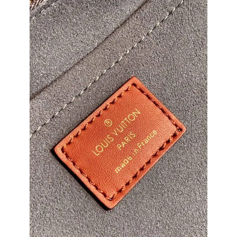 Louis Vuitton M55302 LV M53823 na mé straně MM M53825 Vysoce kvalitní kožená taška šedá