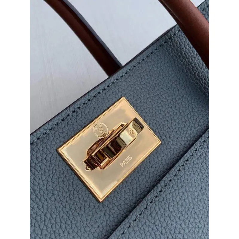 Louis Vuitton M55302 LV M53823 na mé straně MM M53825 Vysoce kvalitní kožená taška šedá