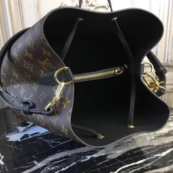 Louis Vuitton M44020 NeoNoe MM Monogram Canvas M43570 Taška Černá