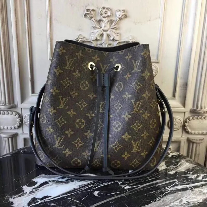 Louis Vuitton M44020 NeoNoe MM Monogram Canvas M43570 Taška Černá