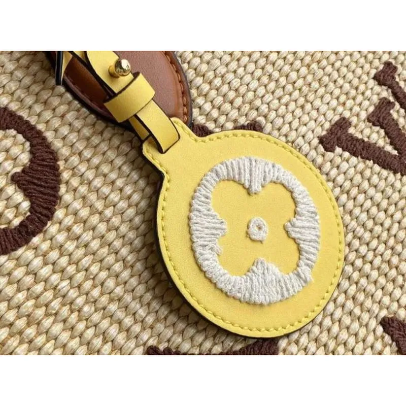 Louis Vuitton M57707 LV M57723 OnTheGo MM Tote Bag Tan