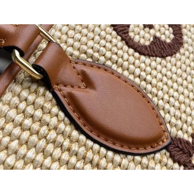 Louis Vuitton M57707 LV M57723 OnTheGo MM Tote Bag Tan