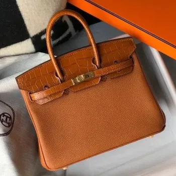 Hermes Touch Birkin 25cm Limitovaná edice Zlatá taška