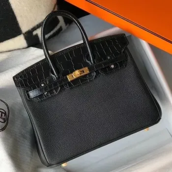 Hermes Touch Birkin 25cm Limitovaná edice černá taška