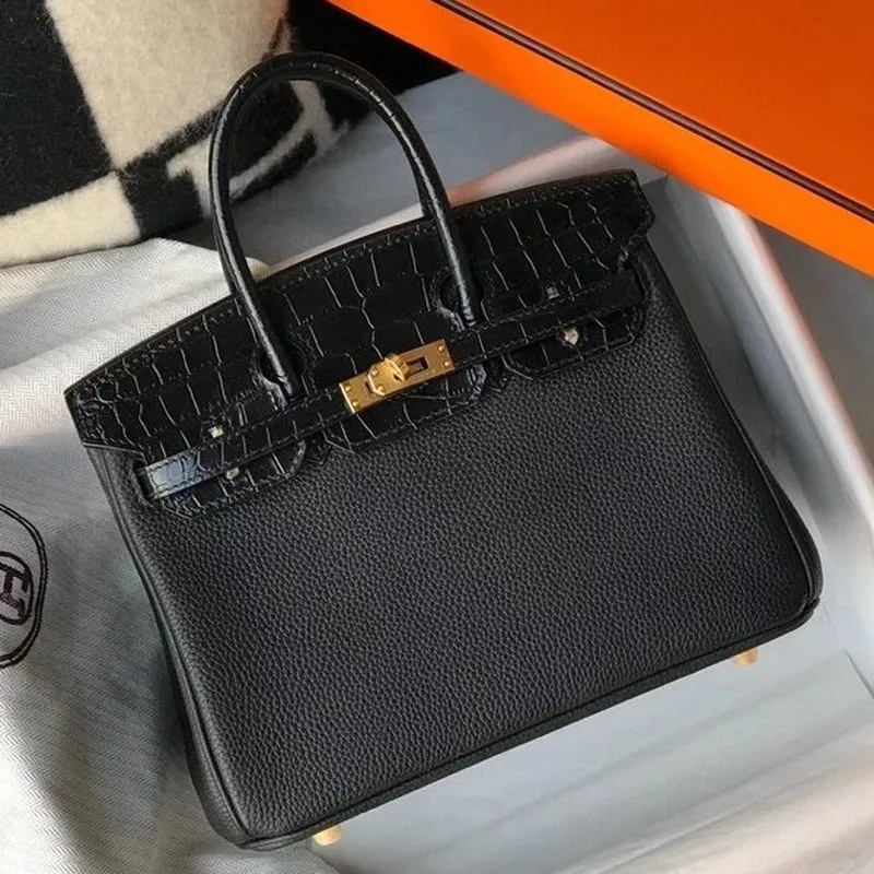 Hermes Touch Birkin 25cm Limitovaná edice černá taška