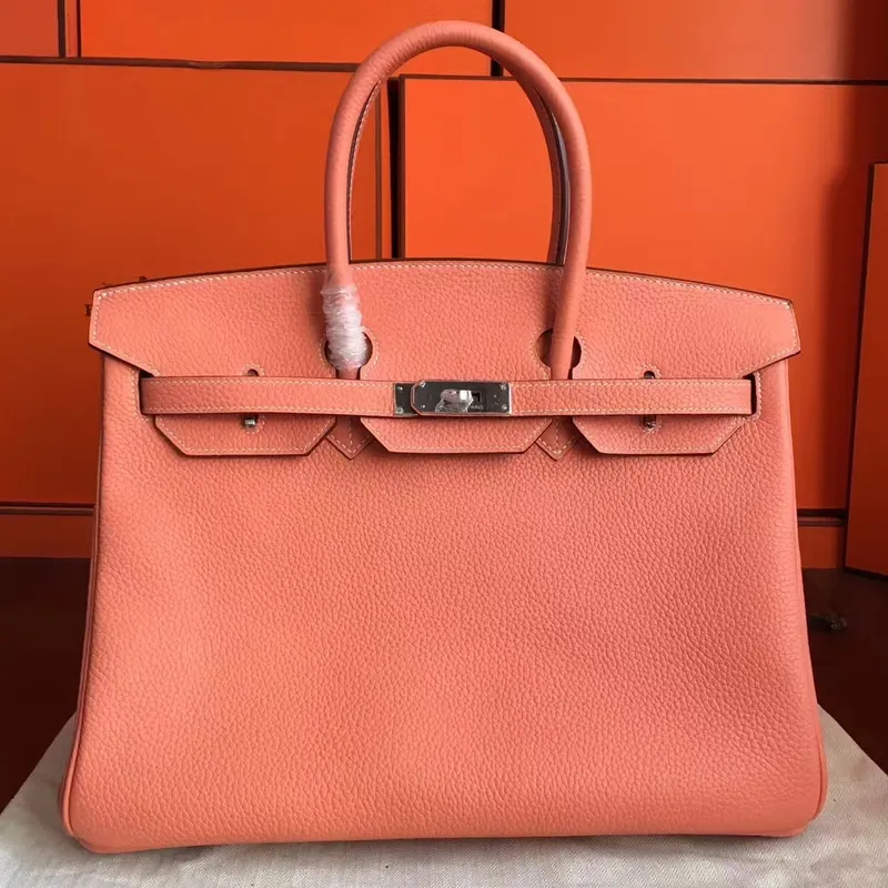 Hermes Crevette Clemence Birkin 40cm Ručně vyráběná taška