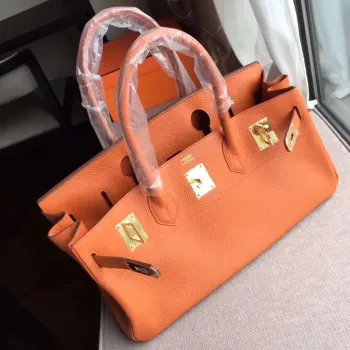 Hermes Orange JPG Birkin 42cm Kabelka přes rameno