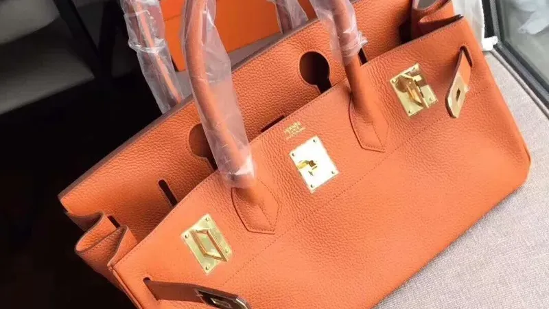 Hermes Orange JPG Birkin 42cm — ikonická kabelka v barvě Orange JPG