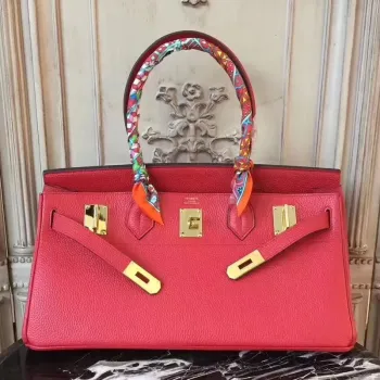 Hermes Red JPG Birkin 42cm Kabelka přes rameno