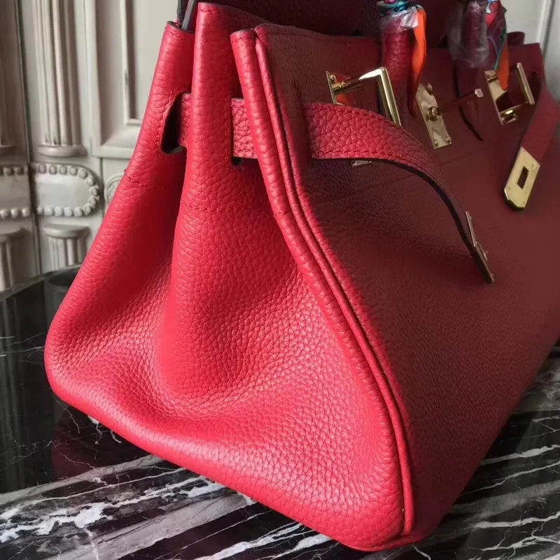 Hermes Red JPG Birkin 42cm Kabelka přes rameno