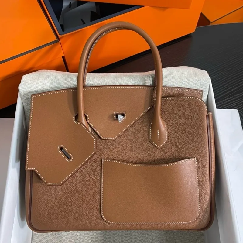 Hermes Birkin 30 en Desordre taška v zlaté Swift a Clemence kůži