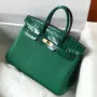 Hermes Touch Birkin 25cm Limitovaná Edice Zelená Taška