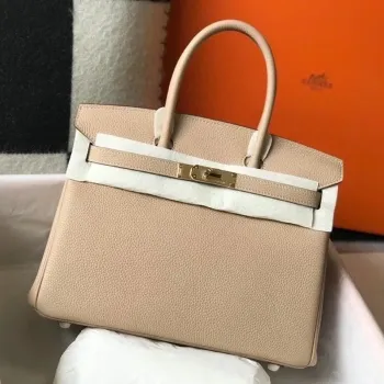 Hermes Trench Clemence Birkin 30cm Taška GHW