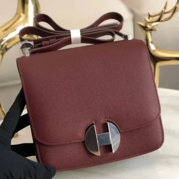 Hermes 2002 20cm Taška v Bordeaux Evercolor telecí kůže