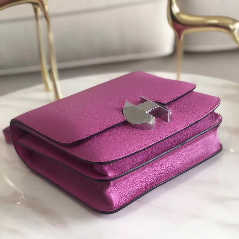 Hermes 2002 20cm Taška v magnóliové Evercolor telecí kůži